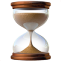 emoji of a sand hourglass
